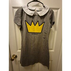 "Riverdale" Crown Graphic Dress, Size S
